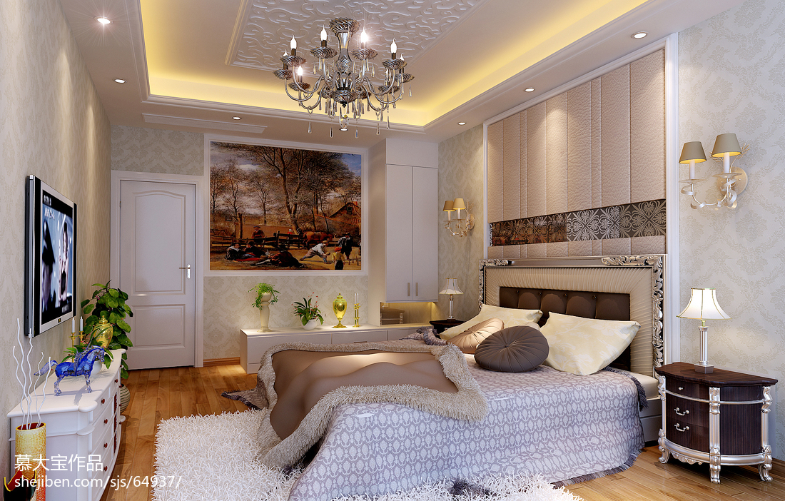 兒童房吊頂裝修燈效果圖 &ndash; 設(shè)計本裝修效果圖